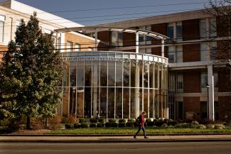 Gatton lobby street view