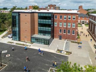 Outside of Pence Hall