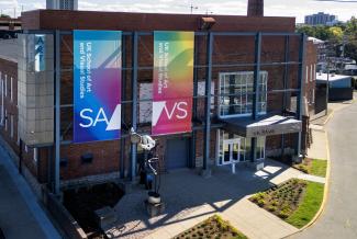 Outside of Arts and Visual Studies building
