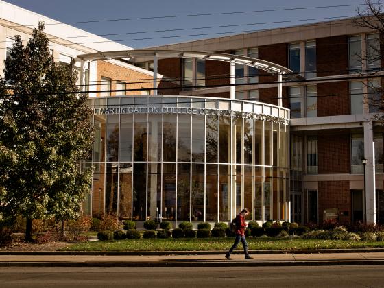 Gatton lobby street view